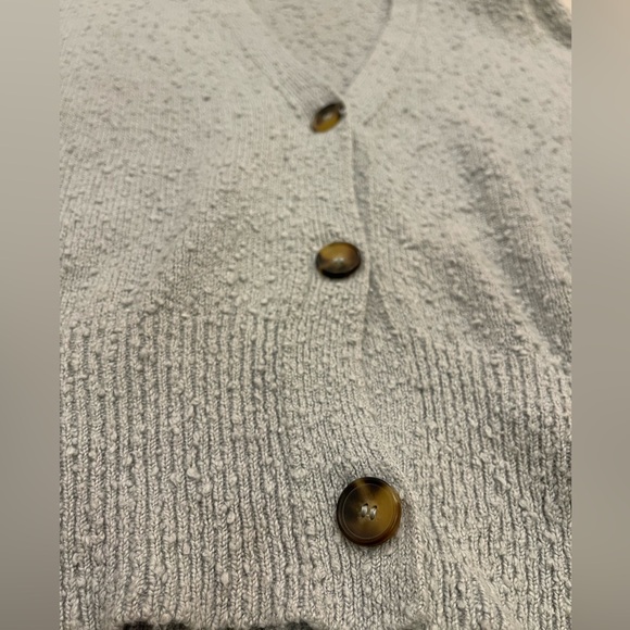 Free People “Found My Friend Cardi” In Aqua Haze Size L - Picture 10 of 12